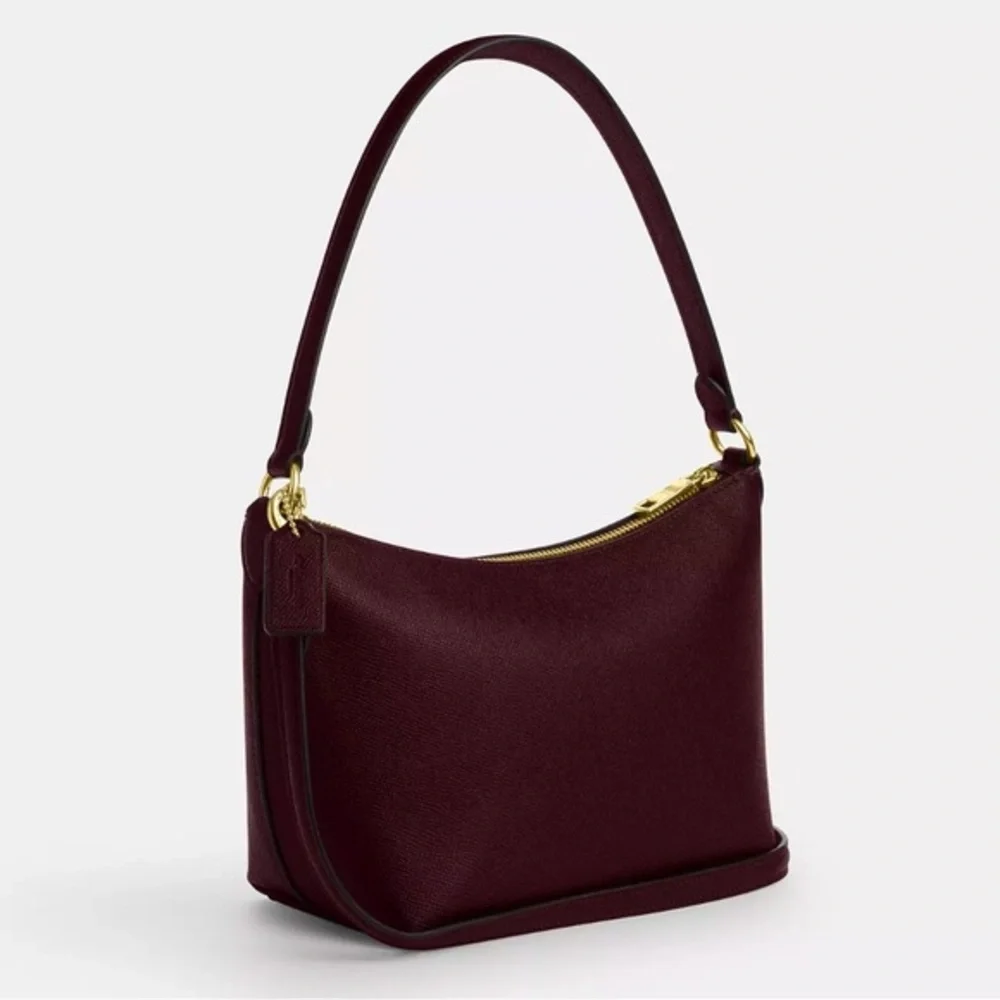 NWT COACH Zip Top‎ Leather Shoulder Bag
